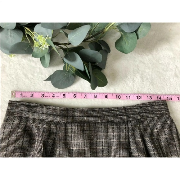 VTG E. H. Woods Wool Blend Plaid Skirt - Picture 4 of 9